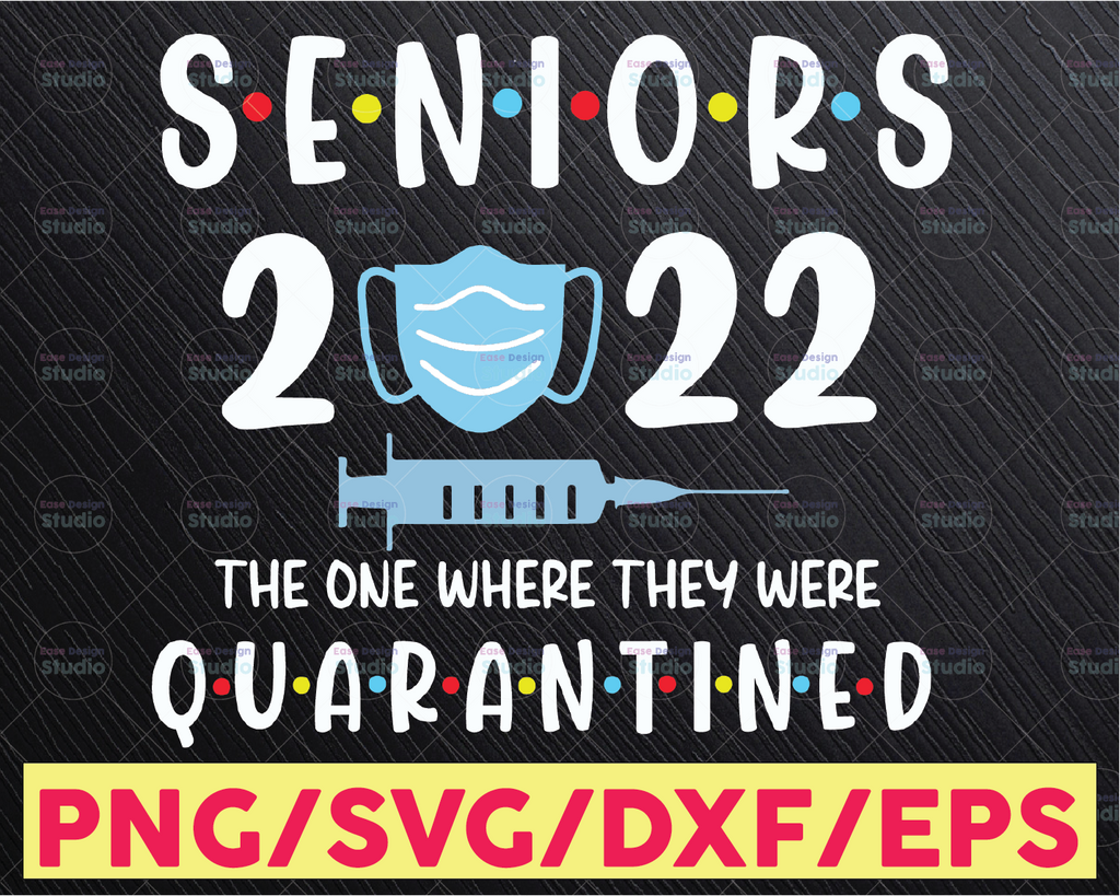 Senior Class of 2022 svg, Typography Graduation SVG, Senior High Grad word art Sublimation / Cut file, Graduate, Graduating svg Eps Dxf Png