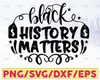 Black History Matter SVG, Black history svg, Jeneteenth svg, Black power svg, BLM svg, Afro woman svg, I cant breathe svg