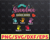 Personalized Name Best Grandma Hands Down,  DIY svg jpg and png files, Cricut cutting file names Happy Mother's day svg for cricut