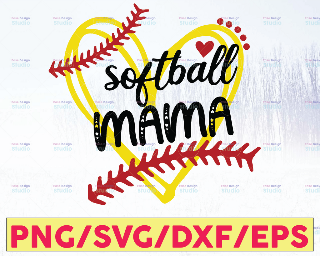 Softball Mama svg, softball cut file, softball svg, softball clipart, softball mama, svg file, softball svg , socuteappliques