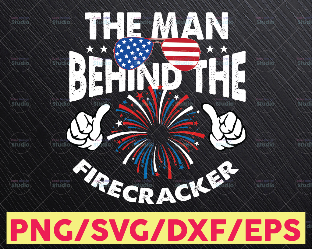 4th Of July Pregnancy Svg, The Man Behind The Firecracker Svg, American Patriotic Pride Flag, US Stars & Stripes Svg, Father Day Svg
