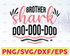 Brother Shark Svg, Shark Svg, Shark Brother Boy Svg, Shark do do do, Brother svg  Design, Silhouette, Cricut Cut Files SVG