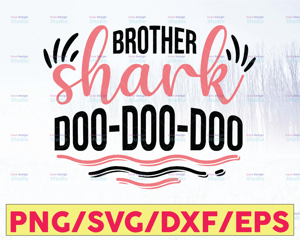 Brother Shark Svg, Shark Svg, Shark Brother Boy Svg, Shark do do do, Brother svg  Design, Silhouette, Cricut Cut Files SVG