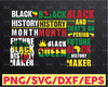 Black History Month Bundle BLM bundle My History Is Strong SVG svg png eps, Cricut Bundle, Cut File, Clipart Digital File