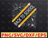 Back To School PNG file, school pencil sublimation, clipart, school printable, Teach love inspire digital png, school clipart