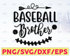 Baseball brother svg, baseball bro svg, baseball britger dxf, baseball svg, baseball dxf, svg baseball family, brother baseball svg