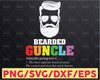 Guncle Like A Dad But So Much Cooler SVG, LGBT Uncle SVG, Rainbow, Gay