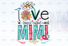 Grandma Gift,I Love Being Called Mimi Gift PNG Files Digital Art