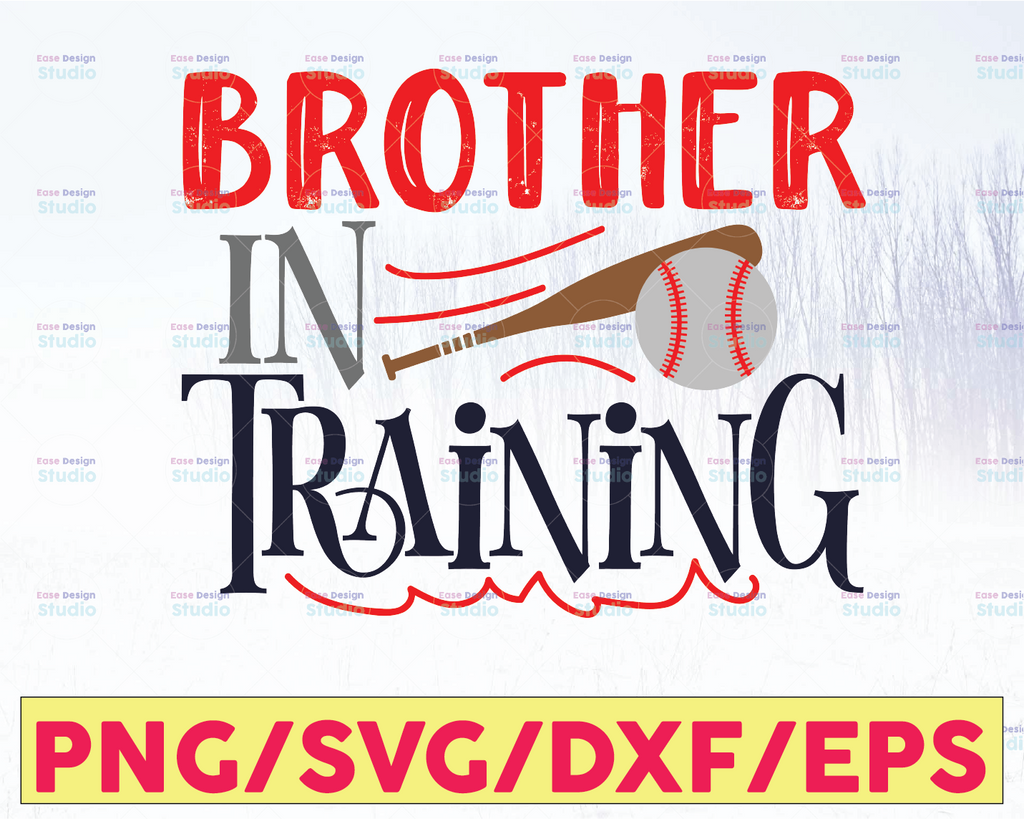 Brother In Training svg dxf eps png Files for Cutting Machines Cameo Cricut, Baby Announcement, Boys, Cute, Arrow, Bro, New Baby, Funny