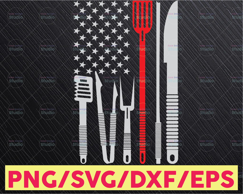 Cooking svg, Chef svg, Cook svg, USA American Flag, Distressed, Vintage, Vector SVG Design for Cricut