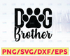 Dog Brother Svg Printable vector clip art | Dog Cut File | Cricut | Digital Files