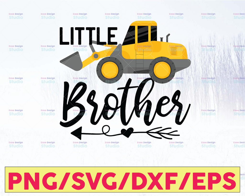 Dump Truck svg, Little Brother Dump Truck svg, dxf, jpeg, png, pdf cutting files for Silhouette Cameo, Cricut