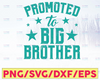 Promoted to big brother svg,Big brother svg,Big Brother svg,Big brother cut file,Big brother design,Big brother svg  svg