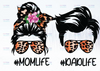 Leopard Family Life PNG Mom Life Dad Life Mom Digital Download Bundle PNG, Family Life PNG Bundle Messy Bun