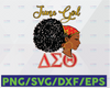 June Girl Sigma Gamma Rho Sorority SVG, SGR Sorority Girl, Sigma Gamma Rho, Afro Woman, Afro Girl Sign Svg png dxf Cutting Files Silhouette Cricut