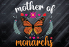 Monarch Butterfly PNG, Mother of Monarchs, Happy Mother's Day Monarch Butterfly Gift Shirt Png, Faith Butterfly Christian Cross Png Download