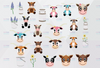 Cute Cow png, Baby cow sitting png, Farm animal png, Baby farm animals, PNG images