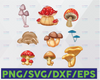 Mushrooms Clipart Collection, Mushrooms SVG Bundle, Mushrooms png, Mushrooms images, Mushrooms graphics, Mushrooms illustration