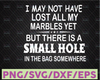 I May Not Have Lost All My Marbles Yet But There Is A Small Hole In The Bag Svg, Funny Svg, Birthday Gift For Dad, Getting Old Sucks