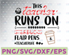 This Teacher Runs on Starbucks And Nurse Life SVG, Nurse Life SVG, Nurse Coffee SVG, Starbucks Cut Files, Clipart in svg eps dxf png jpg