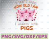 I Don't Care How Old I am I Always Love Pigs Svg,Gift For Pigs Svg Png Cut file