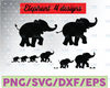 Elephant SVG | Elephant SVG Bundle | Elephant Cut File | Elephant Silhouette | Elephant Clipart | Elephant Vector | Elephant Designs Svg