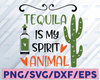 Tequila is my spirit animal svg | svg for cricut | SVG for Silhouette | Cut Files for cricut | PNG file | printable | badass| sublimation