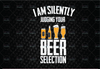 I'm Silently Judging Your Beer Selection Hops flower beer svg, eps, dxf, png, digital download