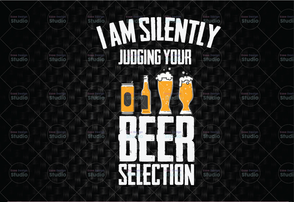 I'm Silently Judging Your Beer Selection Hops flower beer svg, eps, dxf, png, digital download