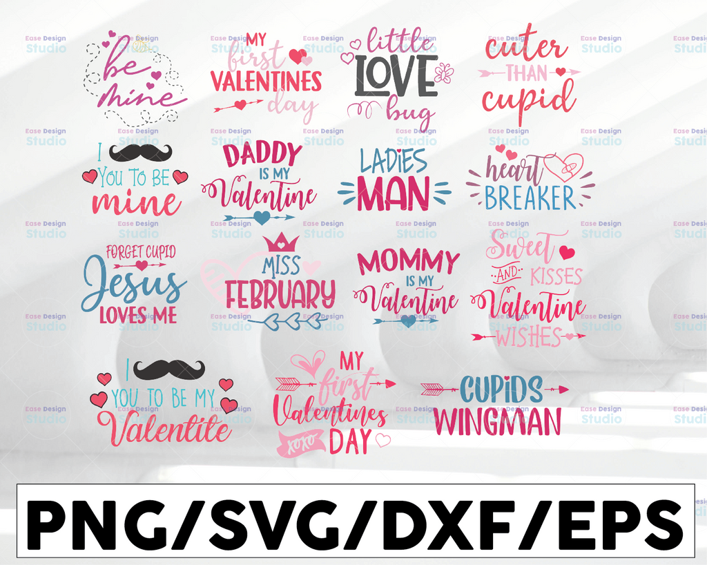 Huge Bundle - 120 Designs from 11 Bundles - SVG, DXF & PNG - Valentine's Day, Christmas, Farmhouse, Scripture, Thanksgiving, and more