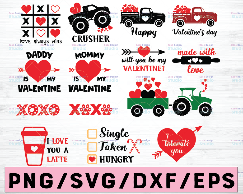 Valentine's Day SVG | Valentine's Day SVG Bundle | Valentine SVG | Love Svg | Cupid Svg| Valentines Day Cut File| Heart Svg| Family Cut File