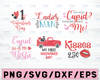 Valentines Day SVG bundle, dxf, cricut, cameo, cut file, valentines day svg, 1st valentines svg, girls shirt svg, boys shirt svg, cupid svg