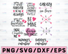 Falling In Love Quotes SVG Cut File Bundle Deal | Cut File for Cricut & Cameo Silhouette | Quote DXF Cut File | Valentine's Day Cut File
