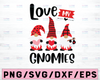 Valentines Svg, Love my Gnomies Svg, Valentine Gnomes Svg, Funny Valentines Svg, Valentines Svg Designs, Valentines Cut Files, Cricut Files