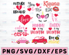 Valentine's Day SVG Bundle (12 Designs) - svg dxf eps png - Cutting File, Cut File - Commercial Use, Instant Download