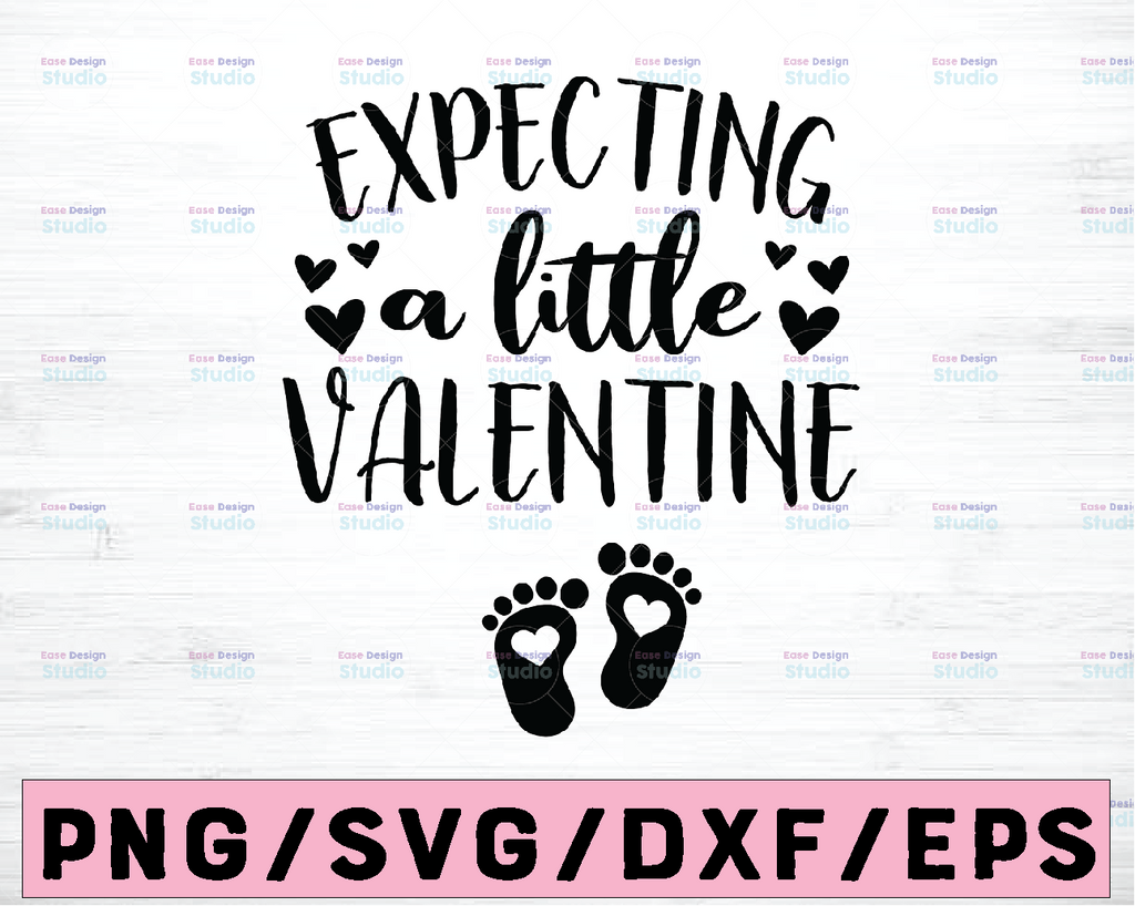 Expecting a little valentine svg,Pregnant svg,Pregnancy svg,Valentine's Day 2021 svg,Valentine's Day cut file,Valentine saying svg