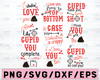 Valentine's Day Toilet Paper SVG Bundle, DXF, EPS, png Files for Cutting Machines Cameo or Cricut - Poop Svg, Valentine Svg, Valentine Gift
