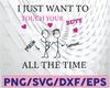 Personalized Name I Just Want To Touch Your, But All The Time it's Nice Husband Wife Valentines Day Funny Gifts Layered Svg, Svg Eps Png Dxf