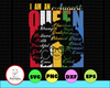 August Birthday Gifts, I'm a August Queen,Birthday Queen Black Png, August Queen, Design for PNG, clipart, instant download, Sublimation Graphics