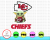 Baby Yoda with Kansas City Chiefs NFL PNG,  Baby Yoda NFL png, NFL png, Sublimation ready, png files for sublimation,printing DTG printing - Sublimation design download - T-shirt design sublimation design