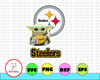 Baby Yoda with Pittsburgh Steelers NFL PNG,  Baby Yoda NFL png, NFL png, Sublimation ready, png files for sublimation,printing DTG printing - Sublimation design download - T-shirt design sublimation design