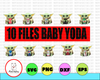 10 Files Baby Yoda Drink PNG, Baby Yoda png, Sublimation ready, png files for sublimation,printing DTG printing - Sublimation design download - T-shirt design sublimation design