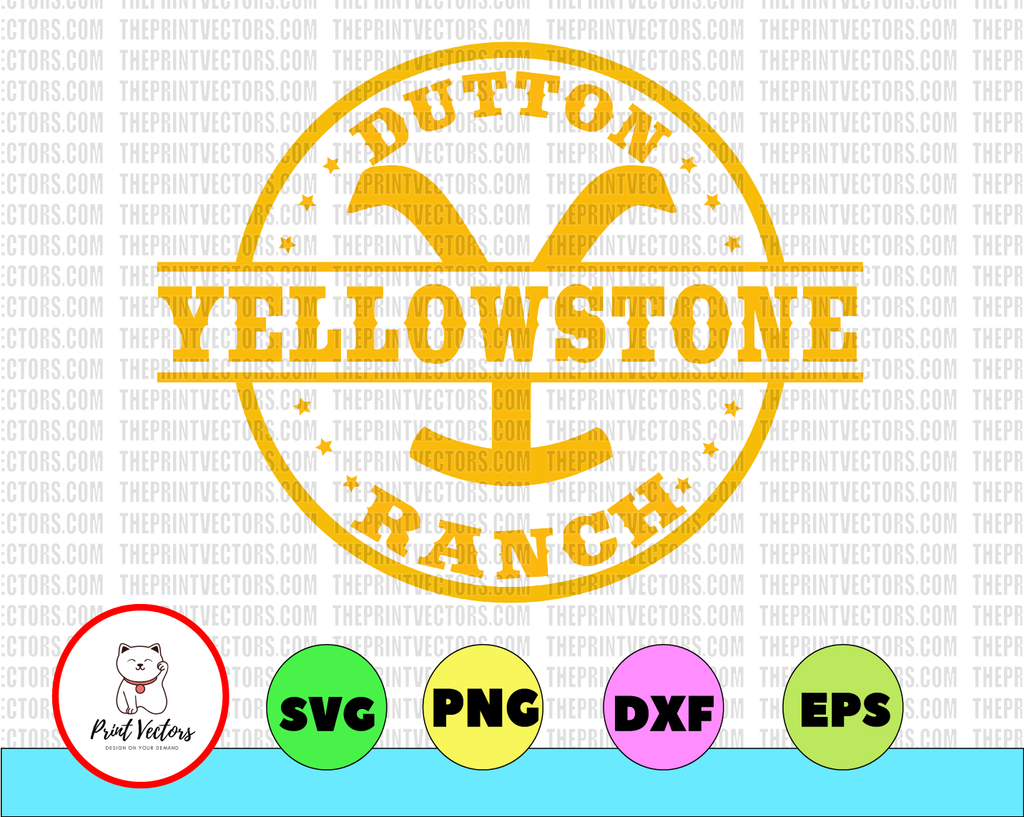 Yellowstone PNG, Yellowstone Dutton Ranch PNG SVG