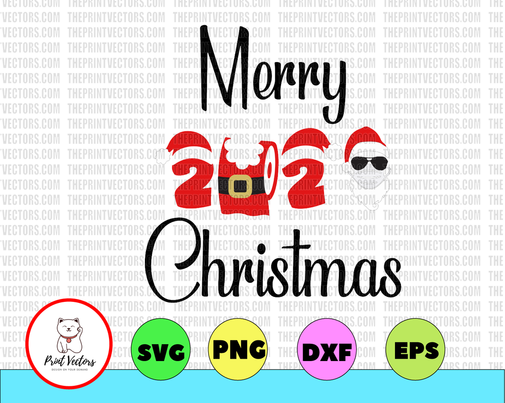 2021 Merry Christmas Svg, Funny Santa Face svg, Christmas 2021 svg, cut file, instant download, digital, silhouette cameo, cricut