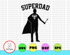 Superdad Fathers Day digital download file for Cricut / png file