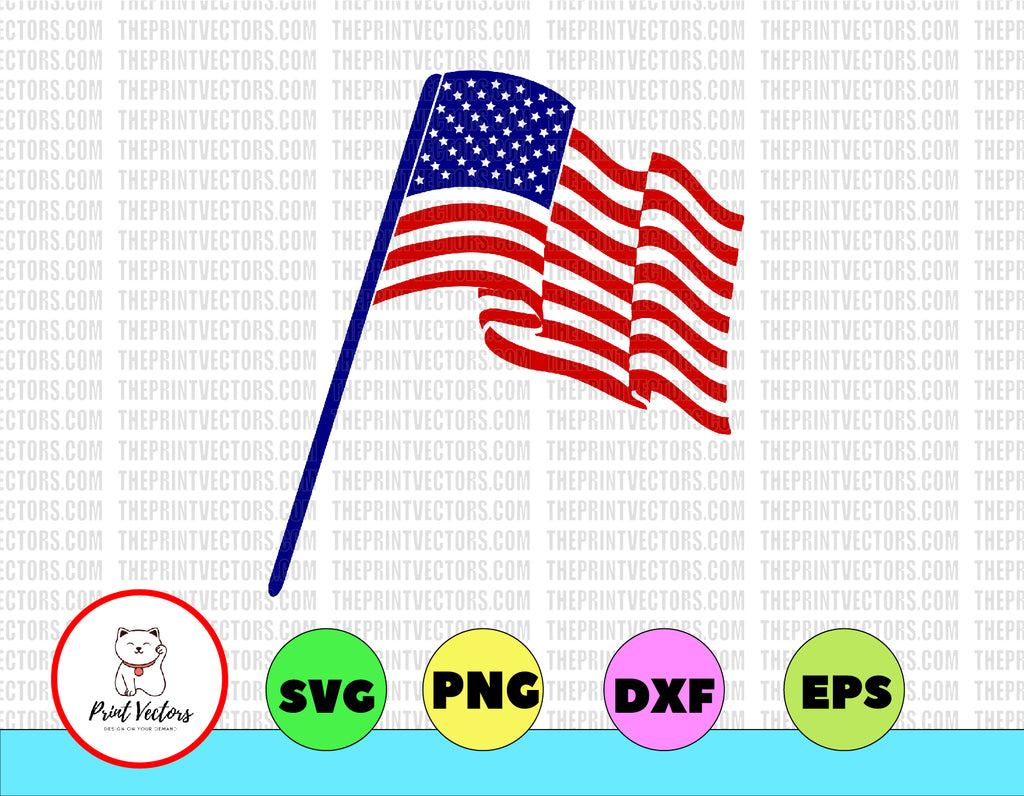 America Flag svg, independence day svg, fourth of july svg, usa svg, america svg,4th of july png eps dxf jpg