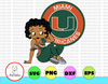 Betty Boop With Miami Hurricanes PNG File, NCAA png, Sublimation ready, png files for sublimation,printing DTG printing - Sublimation design download - T-shirt design sublimation design