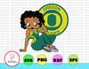 Betty Boop With Oregon Ducks PNG File, NCAA png, Sublimation ready, png files for sublimation,printing DTG printing - Sublimation design download - T-shirt design sublimation design