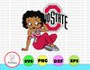 Betty Boop With Ohio State Buckeyes PNG File, NCAA png, Sublimation ready, png files for sublimation,printing DTG printing - Sublimation design download - T-shirt design sublimation design