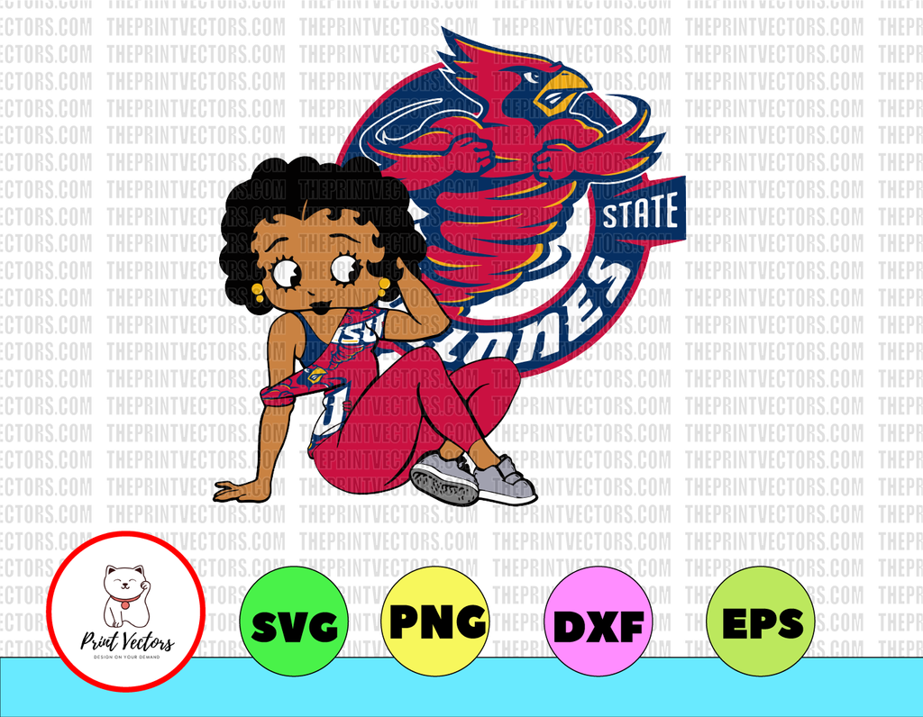 Betty Boop With Iowa State PNG File, NCAA png, Sublimation ready, png files for sublimation,printing DTG printing - Sublimation design download - T-shirt design sublimation design